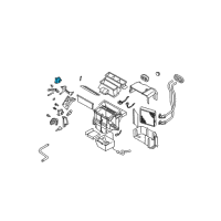 OEM 1998 Nissan Maxima Mode Actuator Assembly Diagram - 27731-2L900