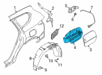 OEM Hyundai Housing-Fuel Filler Dr Diagram - 81595-S1010