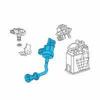 OEM 2018 Buick Cascada Purge Solenoid Diagram - 55509571