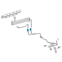 OEM Ford Pressure Line Connector Diagram - 5C2Z-7Z465-AA