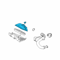 OEM 2009 Lexus GX470 Cap Sub-Assy, Air Cleaner Diagram - 17705-50161