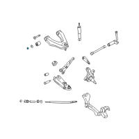 OEM 2000 Nissan Xterra Nut-Self Lock Diagram - 08912-9441A