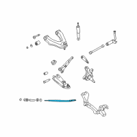 OEM 1986 Nissan D21 Rod-Compression, Front Suspension Diagram - 54472-01G00
