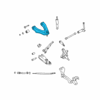 OEM 2000 Nissan Frontier Link Complete-Front Suspension Upper Diagram - 54524-9Z050