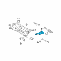 OEM 2008 Ford Edge Trailing Arm Diagram - 7T4Z-5A972-AE