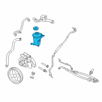 OEM Ford F-150 Reservoir Assembly Diagram - CL3Z-3E764-A