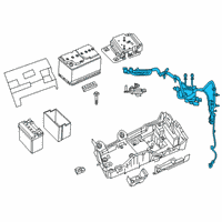 OEM 2021 Jeep Gladiator Wiring-Battery Diagram - 68410672AG