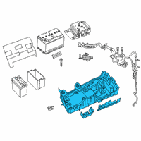 OEM 2019 Jeep Wrangler Battery Diagram - 68275851AF