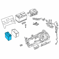 OEM 2020 Jeep Gladiator Battery-Auxiliary Diagram - BAAUA200AA