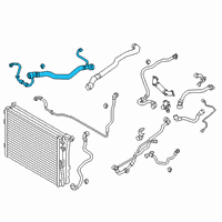 OEM 2020 BMW Z4 HOSE, RADIATOR Diagram - 17-12-8-654-801