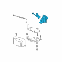 OEM 2003 Acura MDX Sensor Assembly, Accelerator Pedal Diagram - 37971-RDJ-A01