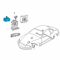 OEM Oldsmobile Cutlass Supreme Valve Asm, Brake Propn Diagram - 18029841