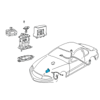 OEM 1999 Pontiac Grand Am Electronic Brake Control Module Assembly Diagram - 9361741