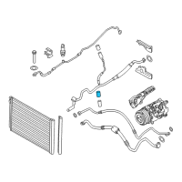 OEM BMW M5 Sealing Cap, Pressure Line Diagram - 64-53-8-387-438