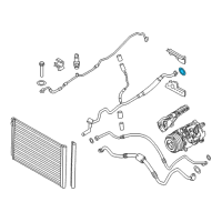 OEM 2013 BMW ActiveHybrid 3 Gasket Ring Diagram - 64-53-8-375-742