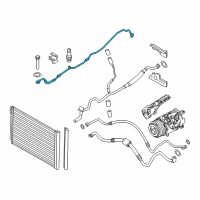 OEM BMW 640i Pressure Pipe Diagram - 64-53-9-231-047