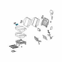 OEM 2015 Toyota Sienna Adjuster Switch Diagram - 84923-08010-B2