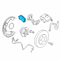 OEM 2017 Cadillac ATS Pad Kit-Front Disc Brake Diagram - 22791925