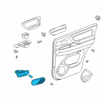 OEM Lexus GX470 Lamp Assembly, Courtesy Diagram - 81230-33010