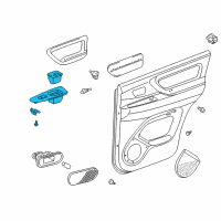 OEM 1998 Lexus LX470 Panel Sub-Assy, Rear Armrest Base, Upper RH Diagram - 74203-60100