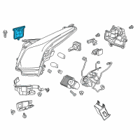 OEM 2019 Cadillac ATS Ballast, Headlamp Diagram - 22794558