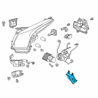 OEM 2015 Cadillac ATS Control Module Diagram - 23158482