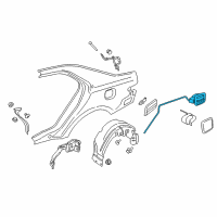 OEM 2020 Lincoln Continental Filler Pocket Diagram - GD9Z-5427936-B