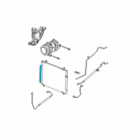 OEM 2004 Cadillac CTS Dryer-A/C Refrigerant (Rec/Dehy Plug Kit) Diagram - 25740116