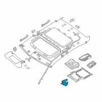 OEM 2019 Nissan Maxima Switch Assy-Sunroof Diagram - 25450-9DJ1A