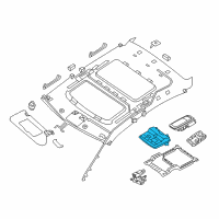 OEM 2020 Nissan Maxima Lamp Assembly Map Diagram - 26430-4RD7B