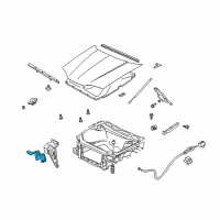 OEM 2001 Chevrolet Monte Carlo Latch Asm-Hood Primary & Secondary Diagram - 10352080