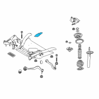 OEM 2009 BMW 550i Heat Protection Plate Right Diagram - 31-14-6-771-354