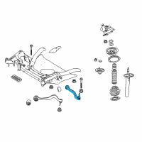 OEM BMW 550i Repair Kit, Wishbone, Left Diagram - 31-12-2-347-963