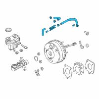 OEM 2015 Ford Explorer Vacuum Tube Diagram - EB5Z-9C490-C