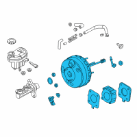 OEM 2012 Ford Explorer Power Booster Diagram - BB5Z-2005-A