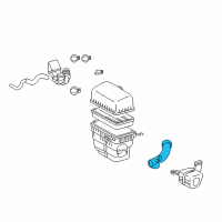 OEM 2001 Lexus RX300 Inlet Assy, Air Cleaner Diagram - 17750-20050