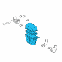 OEM Lexus RX300 Cleaner Assy, Air Diagram - 17700-20130