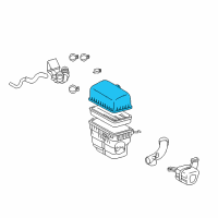 OEM Lexus RX300 Cap Sub-Assy, Air Cleaner Diagram - 17705-20140