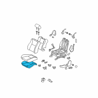 OEM 2006 Toyota Solara Seat Cushion Pad Diagram - 71512-AA010