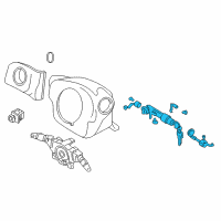 OEM Infiniti Q45 Lock Steering Diagram - D8700-AT30A