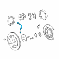 OEM 2017 Chevrolet Caprice Brake Hose Diagram - 92265260