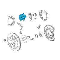 OEM 2015 Chevrolet Caprice Caliper Diagram - 92288648