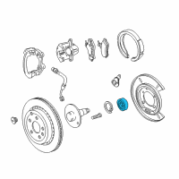 OEM 2012 Chevrolet Caprice Bearing Diagram - 92171057