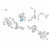 OEM 2015 Hyundai Accent Spring-Pad Diagram - 58144-2K200