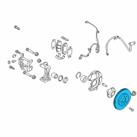 OEM 2017 Hyundai Accent Disc-Front Wheel Brake Diagram - 51712-1R000