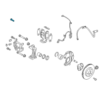 OEM Kia Bolt-Caliper Mounting Diagram - 581512E000