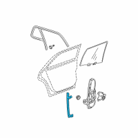 OEM 2009 Cadillac DTS Lower Channel Diagram - 25713284