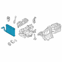 OEM 2014 BMW ActiveHybrid 7 Storage Evaporator Diagram - 64-11-9-383-679