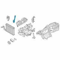 OEM BMW 535i Evaporator Temperature Sensor Diagram - 64-11-6-920-430