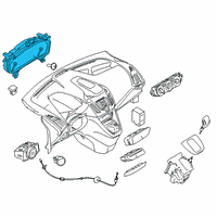 OEM 2020 Ford Transit Connect Cluster Assembly Diagram - KT1Z-10849-EA